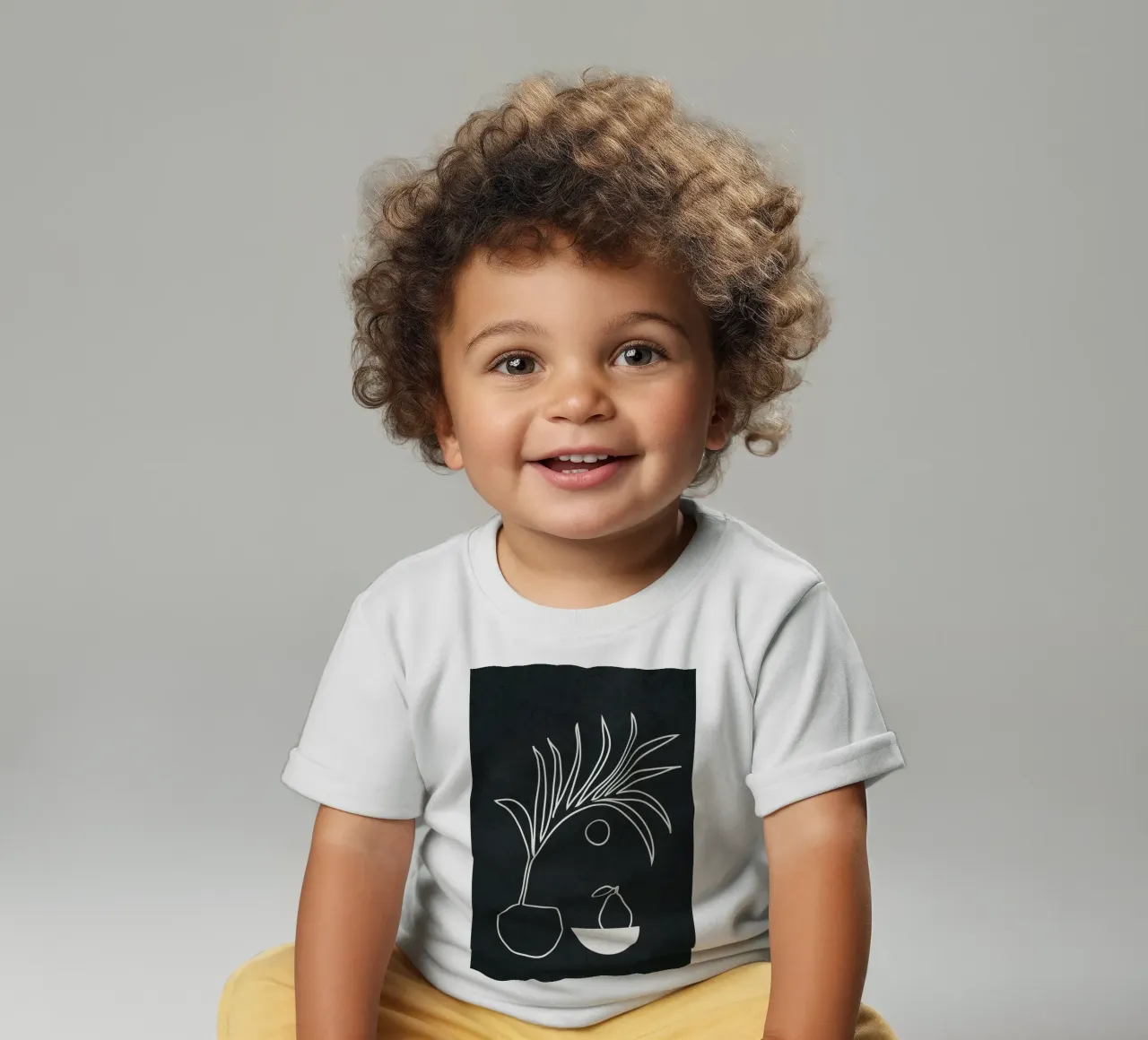 Abstract Line Movement 3 maglietta neonato da Nadjaa