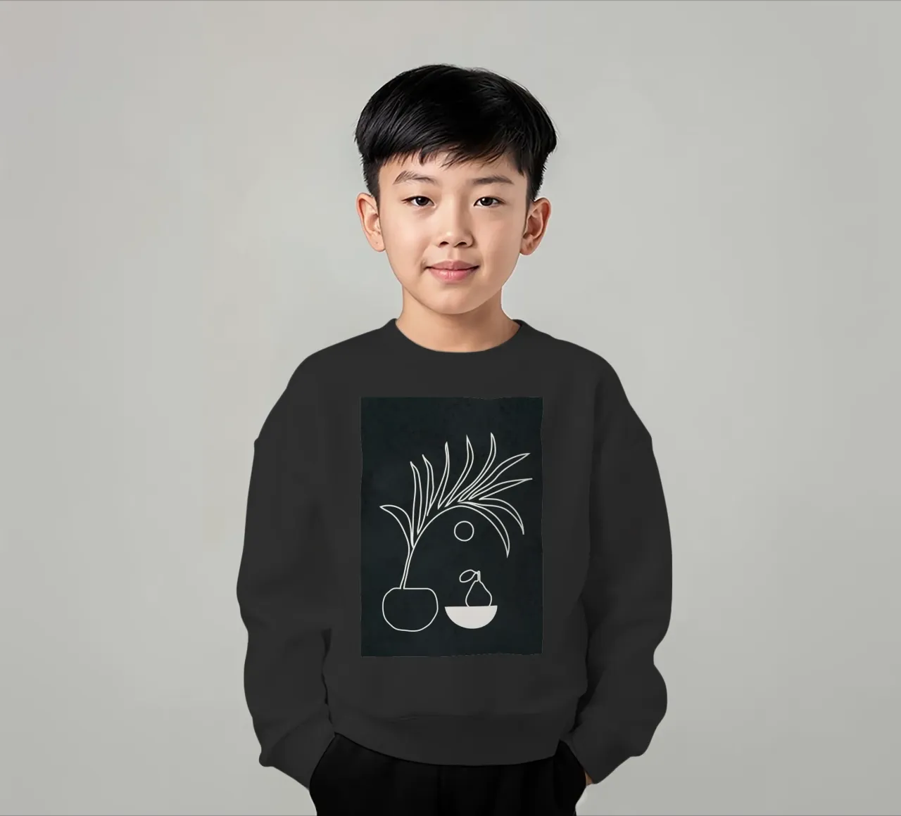 Abstract Line Movement 3 felpa bambino da Nadjaa