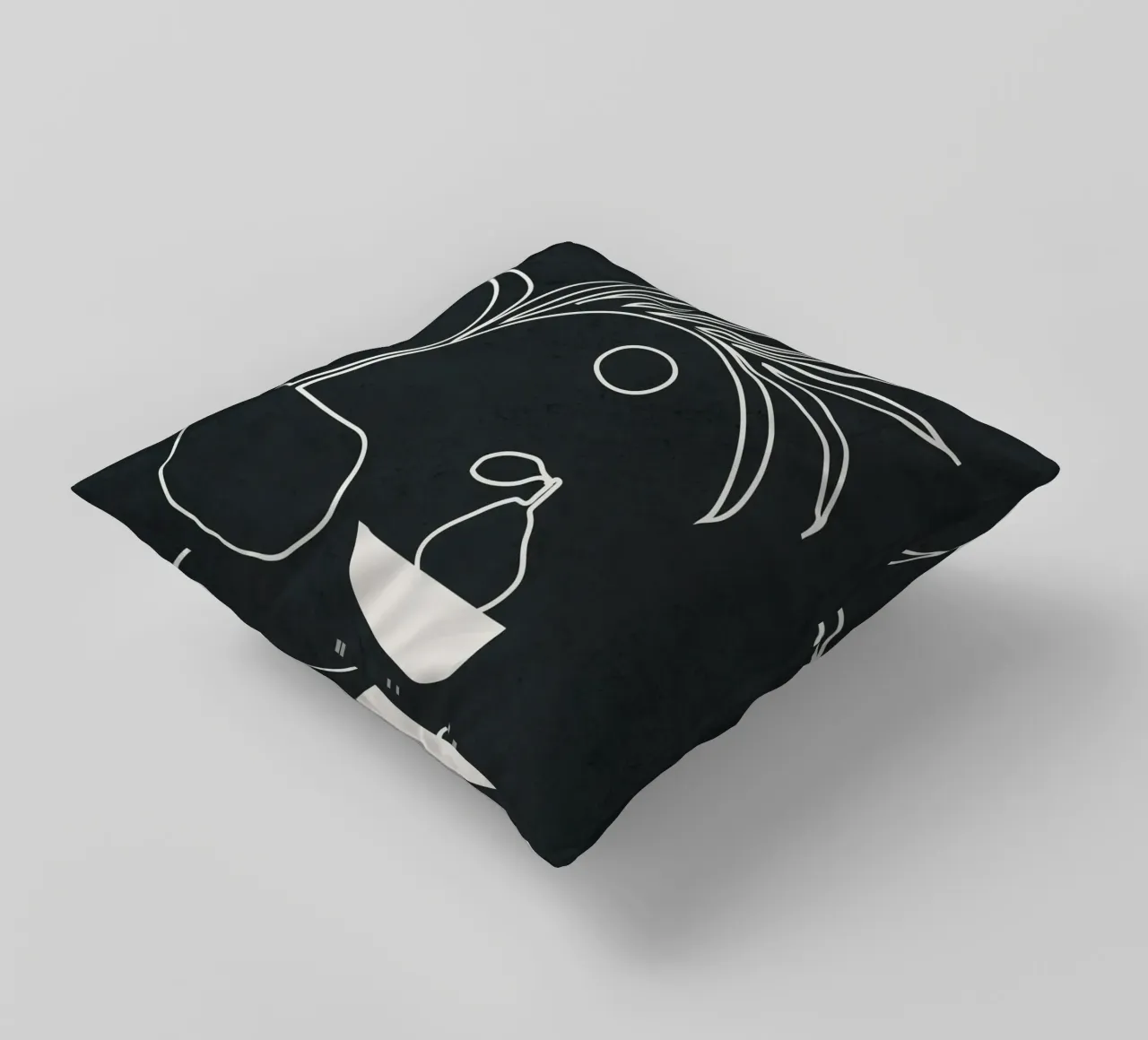 Abstract Line Movement 3 cuscino da Nadjaa