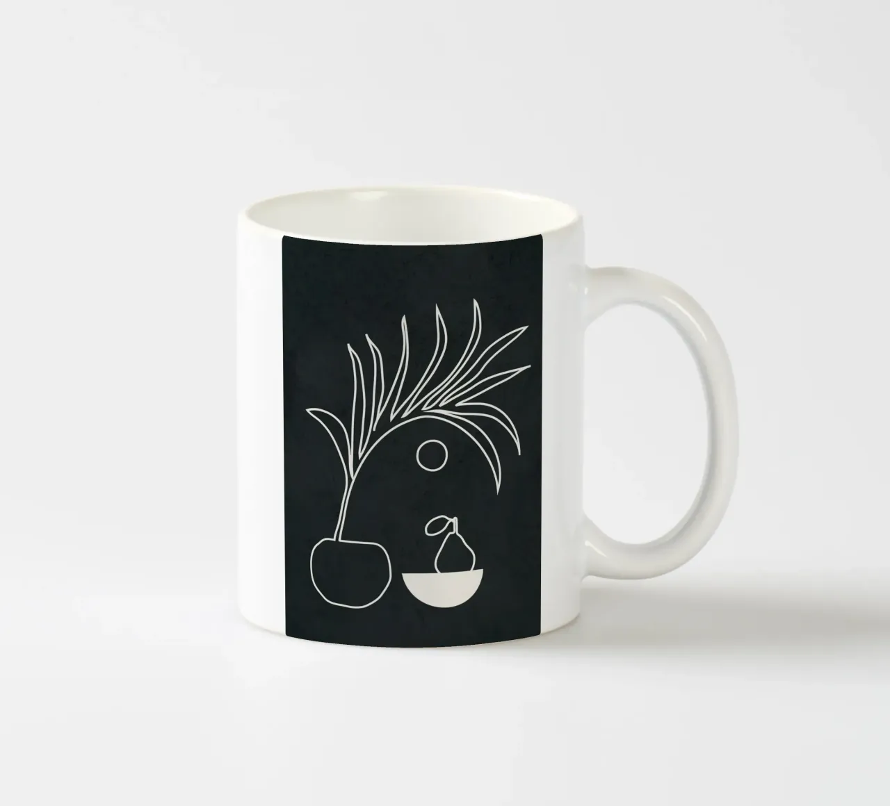 Abstract Line Movement 3 tazza in ceramica da Nadjaa