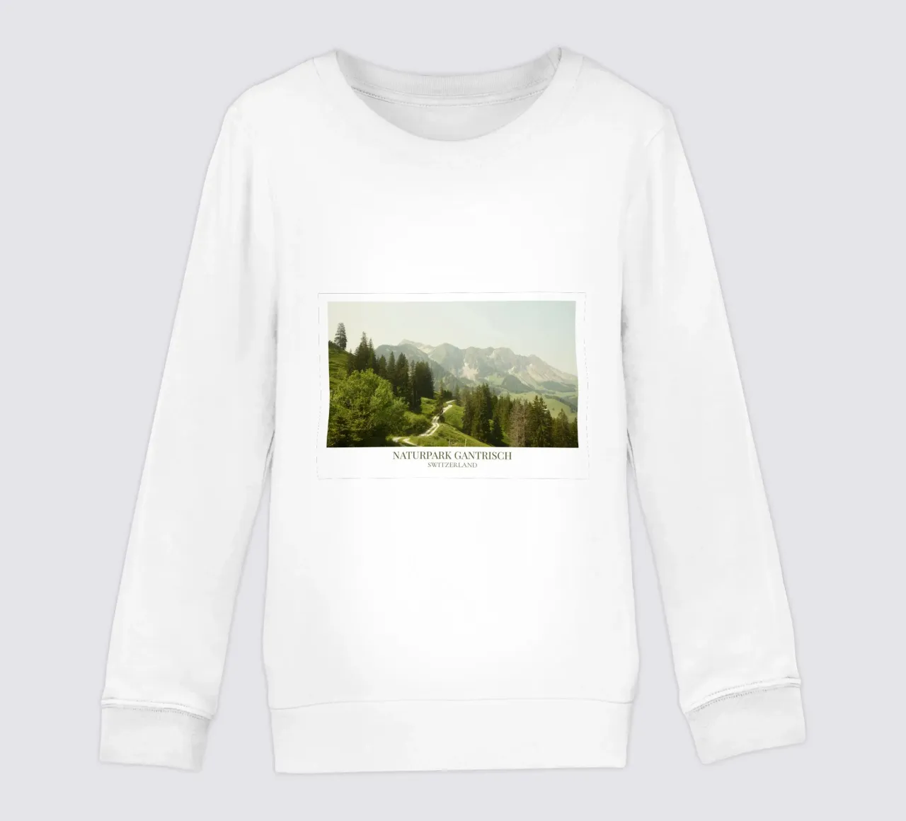 Gantrisch II: Switzerland kids sweatshirt by FujiFrames