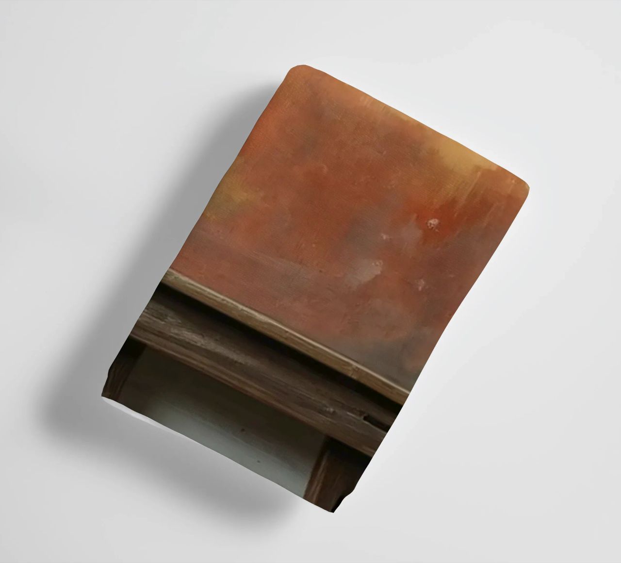 Abstract tree paintings displayed on easels in an art studio towel by DesignDoodle