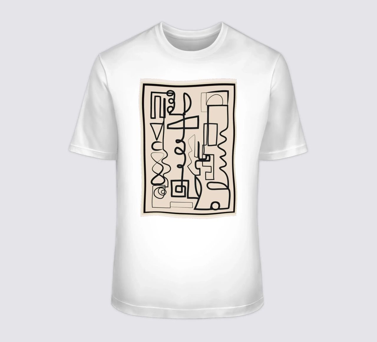 Abstract Line Movement 1 t-shirt da Nadjaa