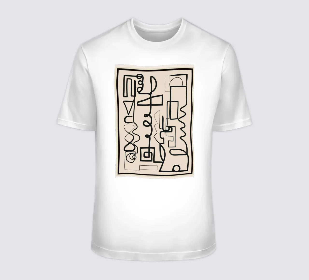 Abstract Line Movement 1 t-shirt da Nadjaa