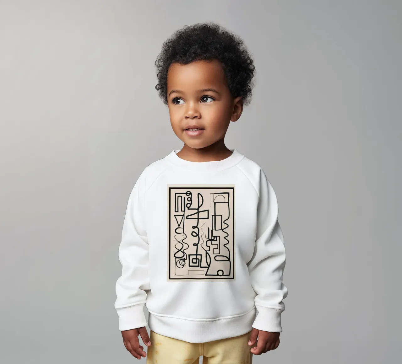Abstract Line Movement 1 sweat pour bébé de Nadjaa