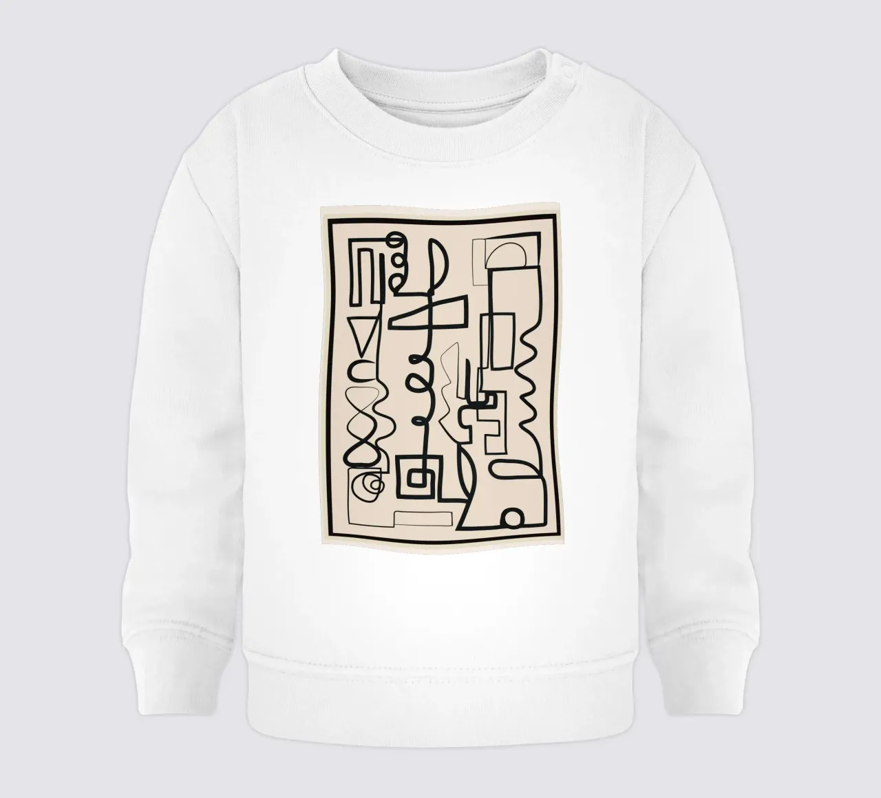 Abstract Line Movement 1 sweat pour bébé de Nadjaa