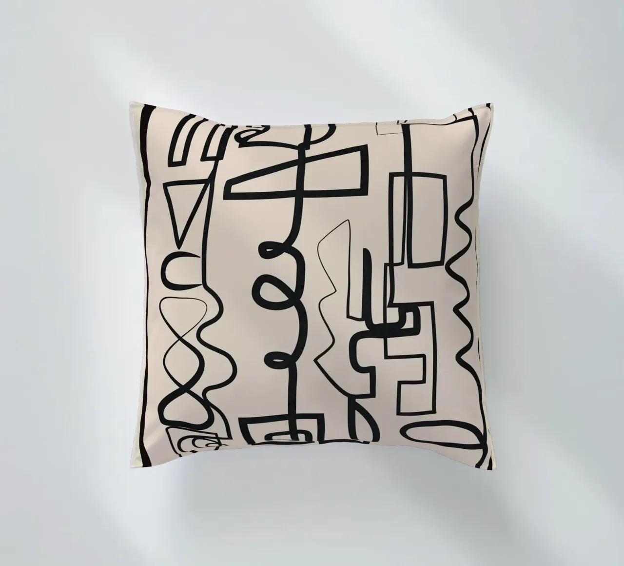 Abstract Line Movement 1 cuscino da Nadjaa