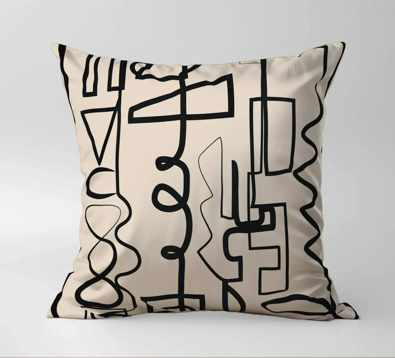 Abstract Line Movement 1 cuscino da Nadjaa