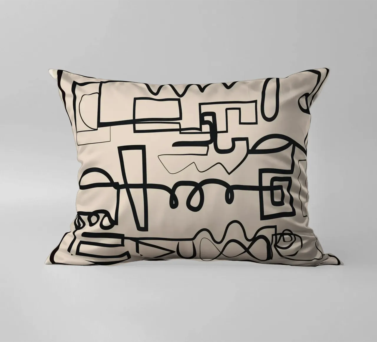 Abstract Line Movement 1 cuscino da Nadjaa