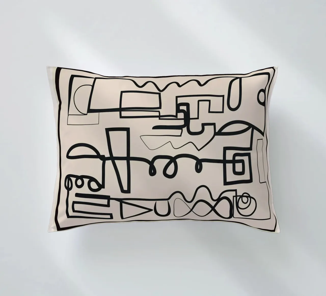 Abstract Line Movement 1 cuscino da Nadjaa