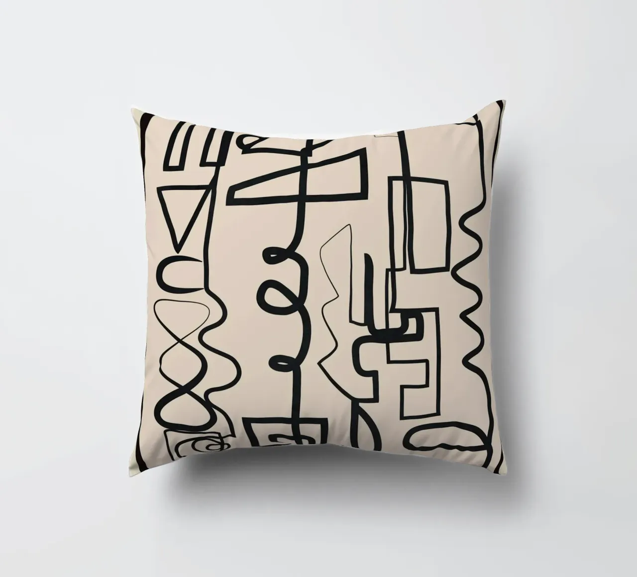 Abstract Line Movement 1 cuscino da Nadjaa