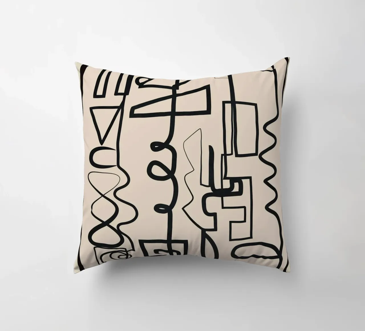 Abstract Line Movement 1 cuscino da Nadjaa