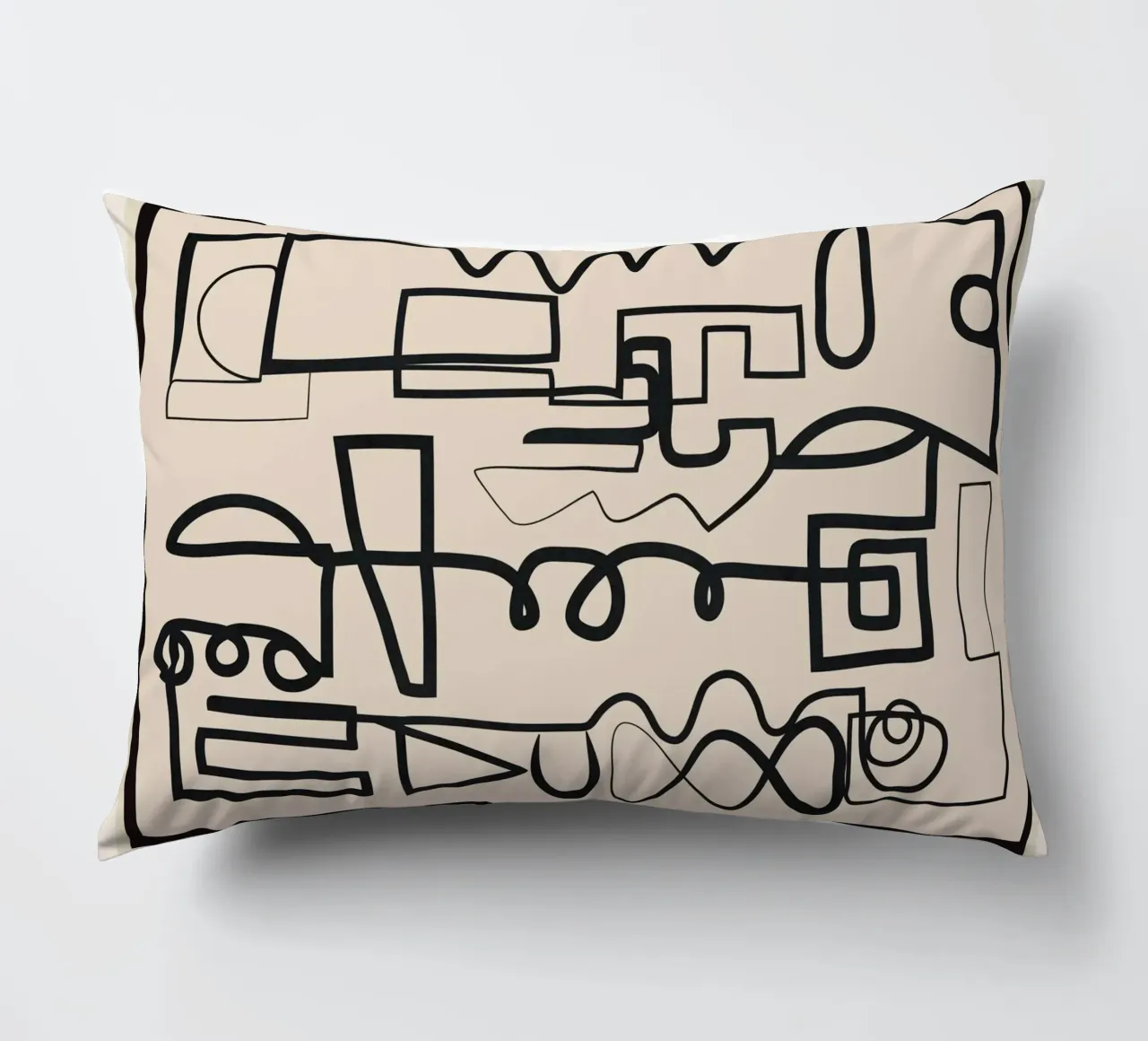 Abstract Line Movement 1 cuscino da Nadjaa