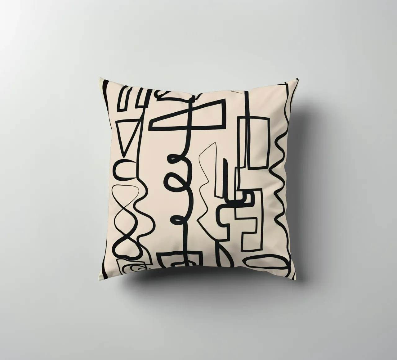 Abstract Line Movement 1 cuscino da Nadjaa