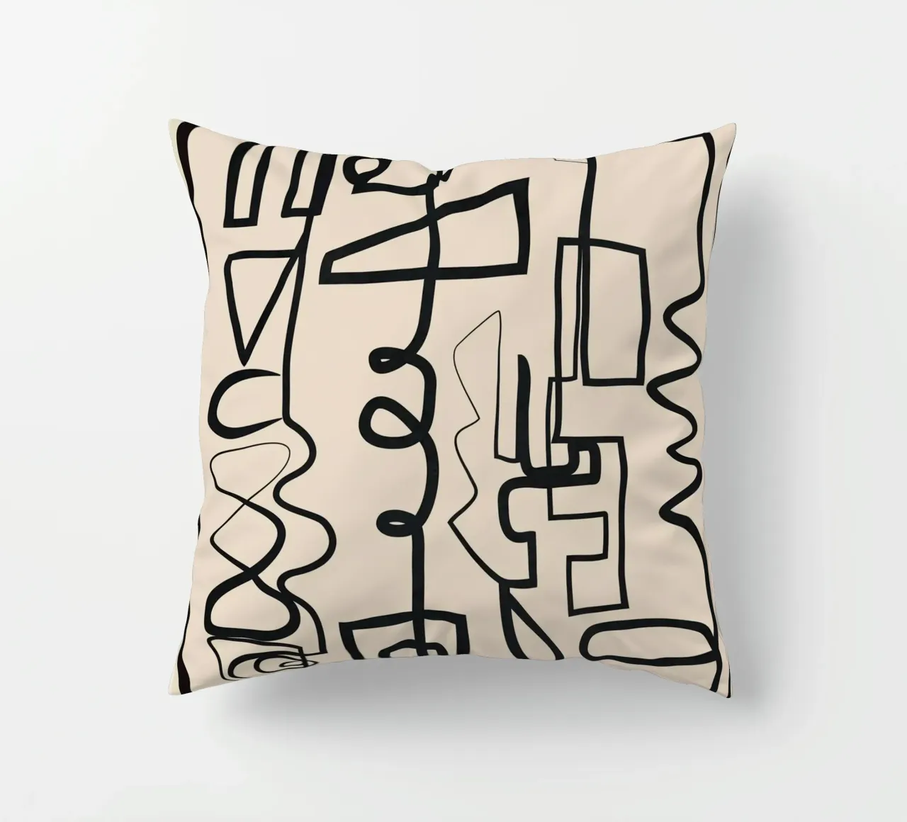 Abstract Line Movement 1 cuscino da Nadjaa