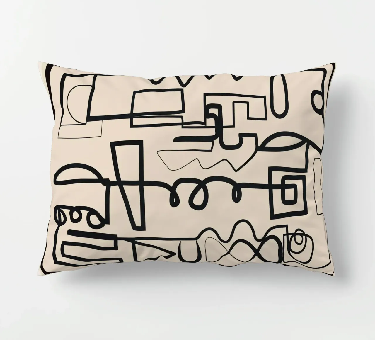 Abstract Line Movement 1 cuscino da Nadjaa