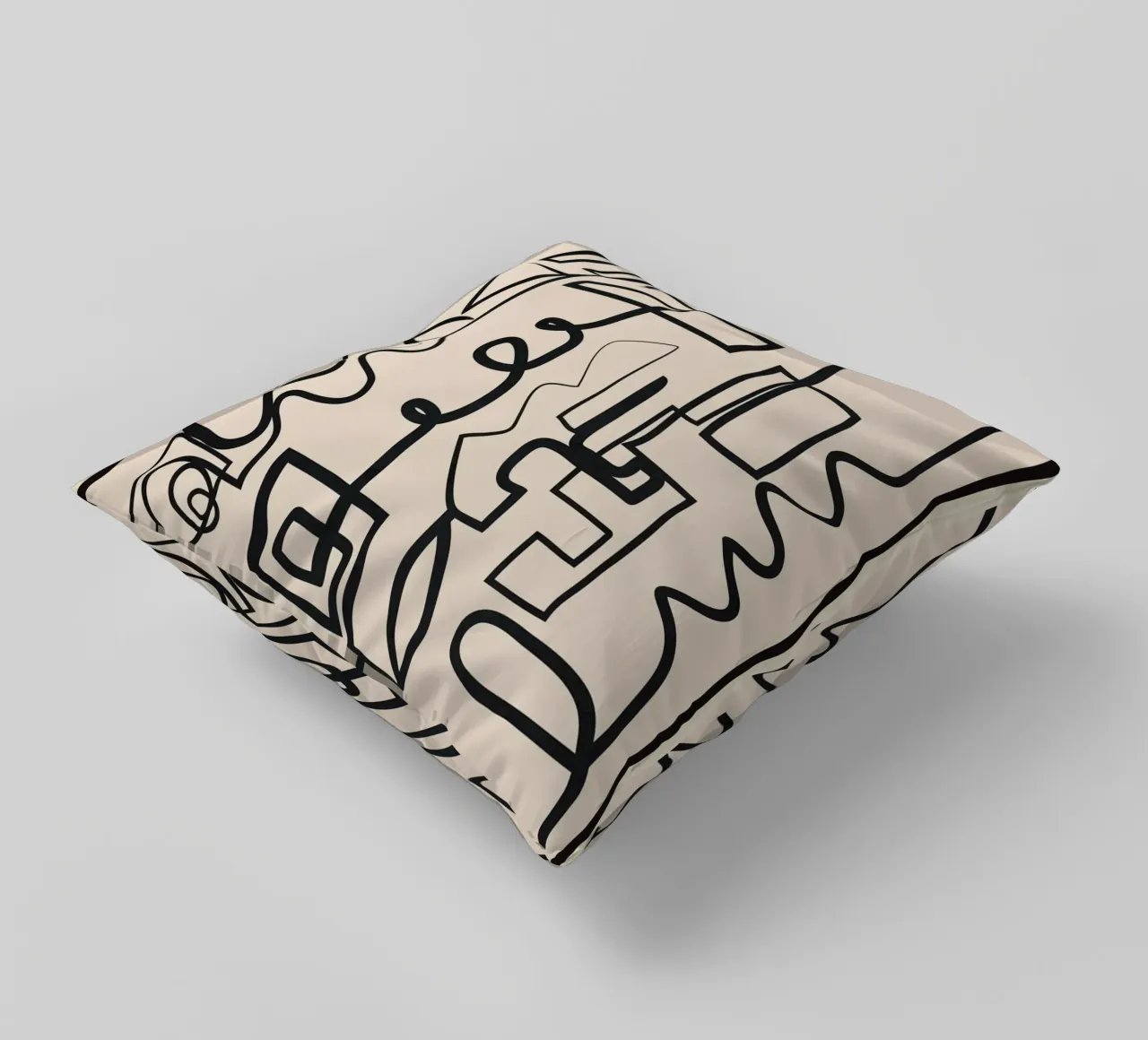 Abstract Line Movement 1 cuscino da Nadjaa