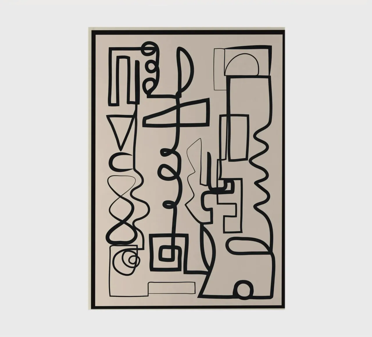 Abstract Line Movement 1 notebook by Nadjaa