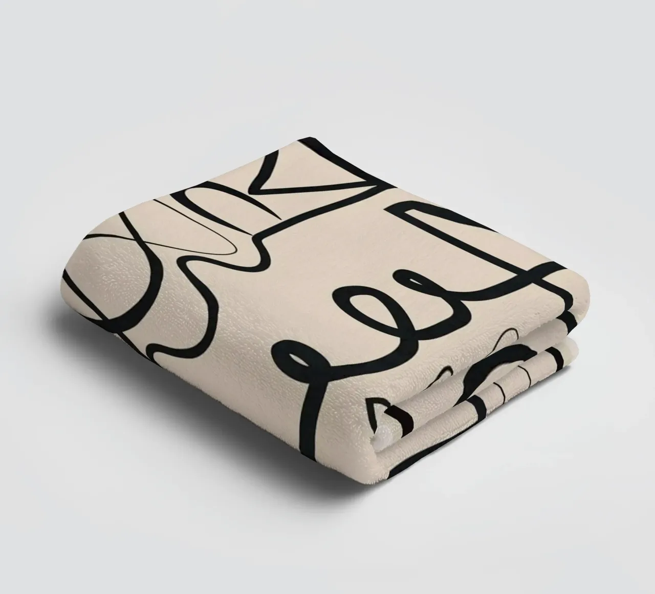 Abstract Line Movement 1 asciugamano da bagno da Nadjaa