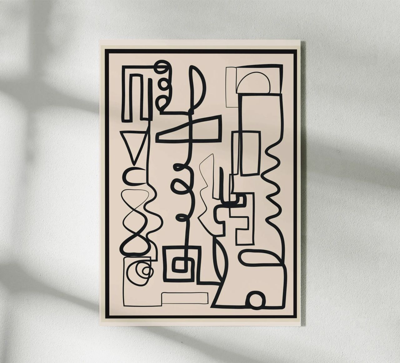 Abstract Line Movement 1 plexiglass da Nadjaa