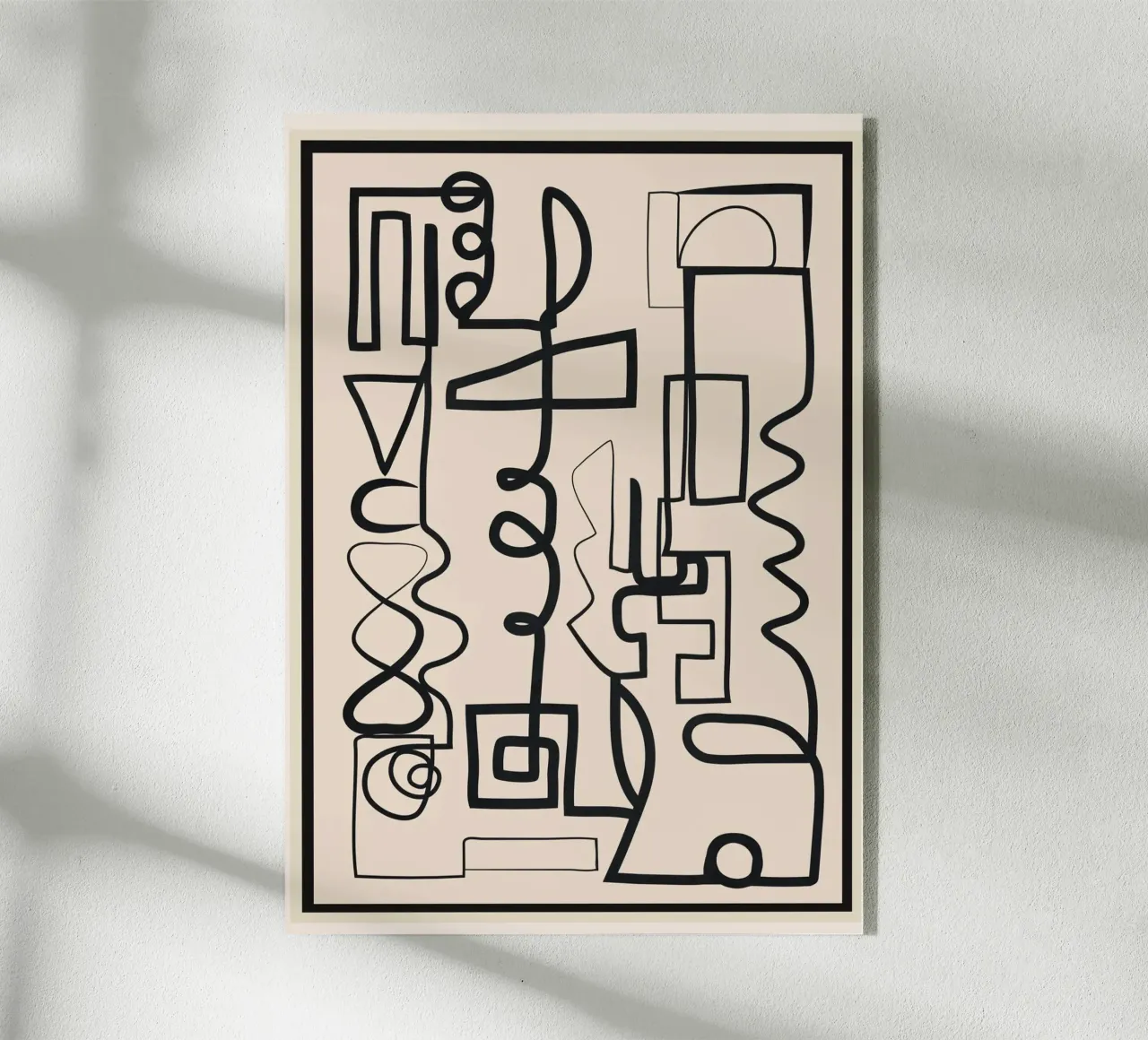 Abstract Line Movement 1 plexiglass da Nadjaa