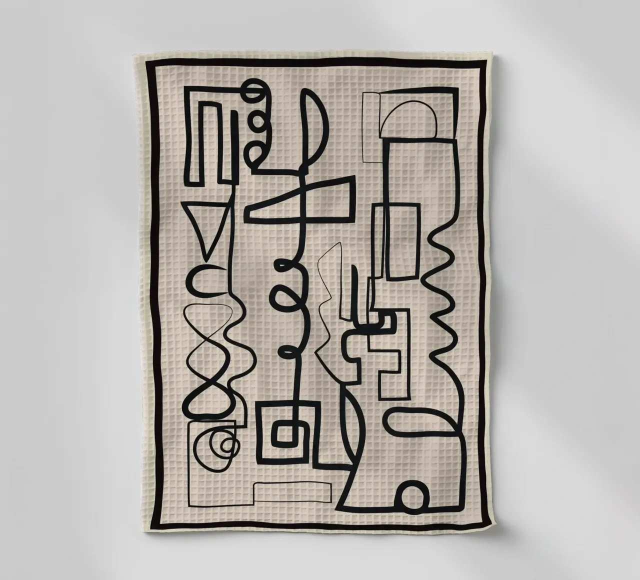 Abstract Line Movement 1 canovaccio da cucina da Nadjaa