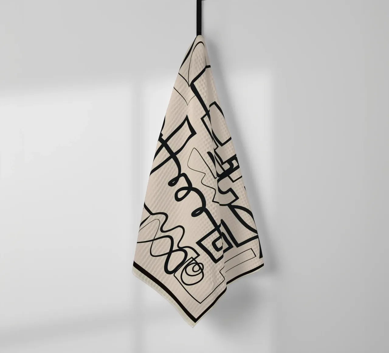 Abstract Line Movement 1 canovaccio da cucina da Nadjaa