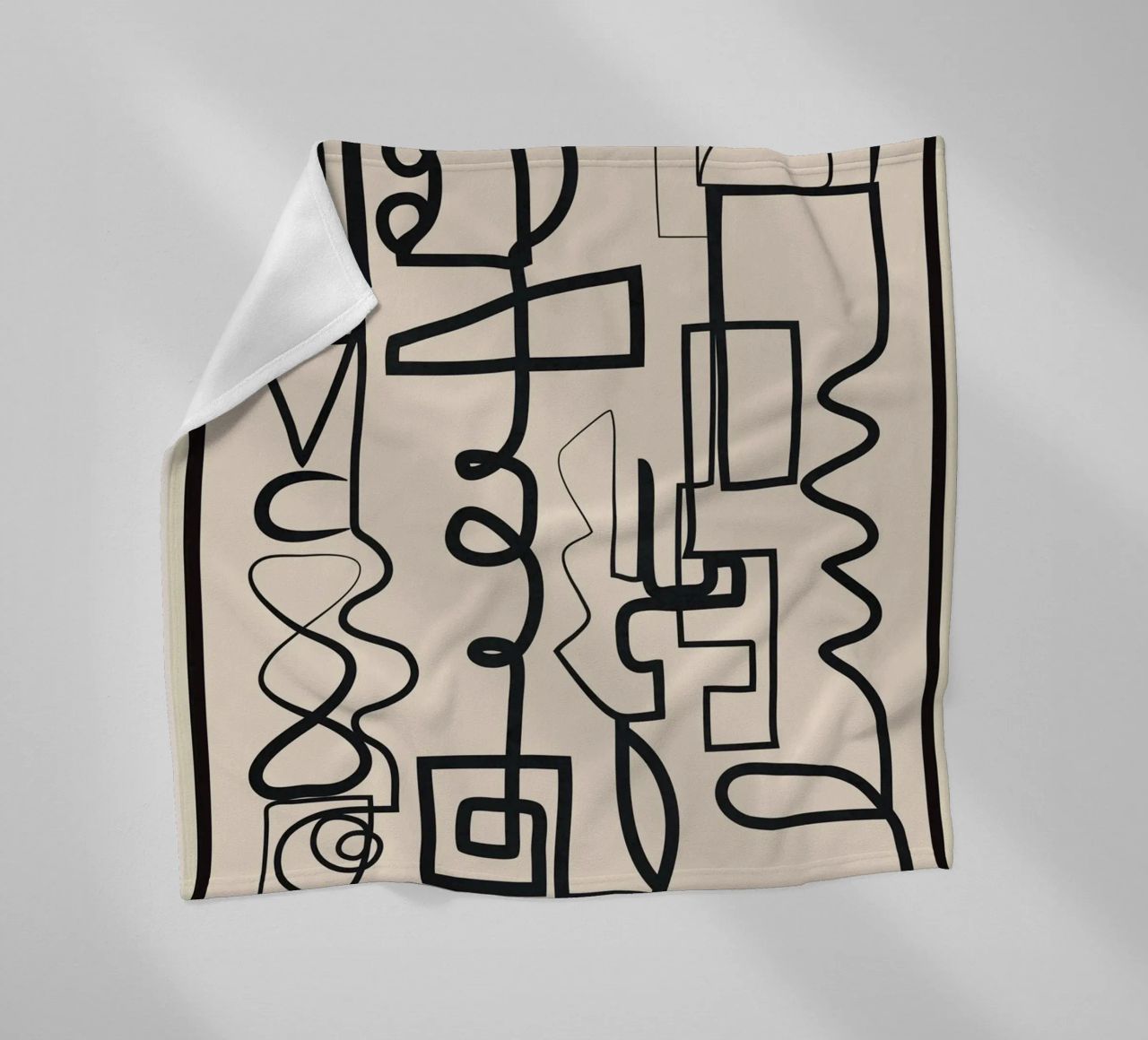 Abstract Line Movement 1 coperta in pile da Nadjaa