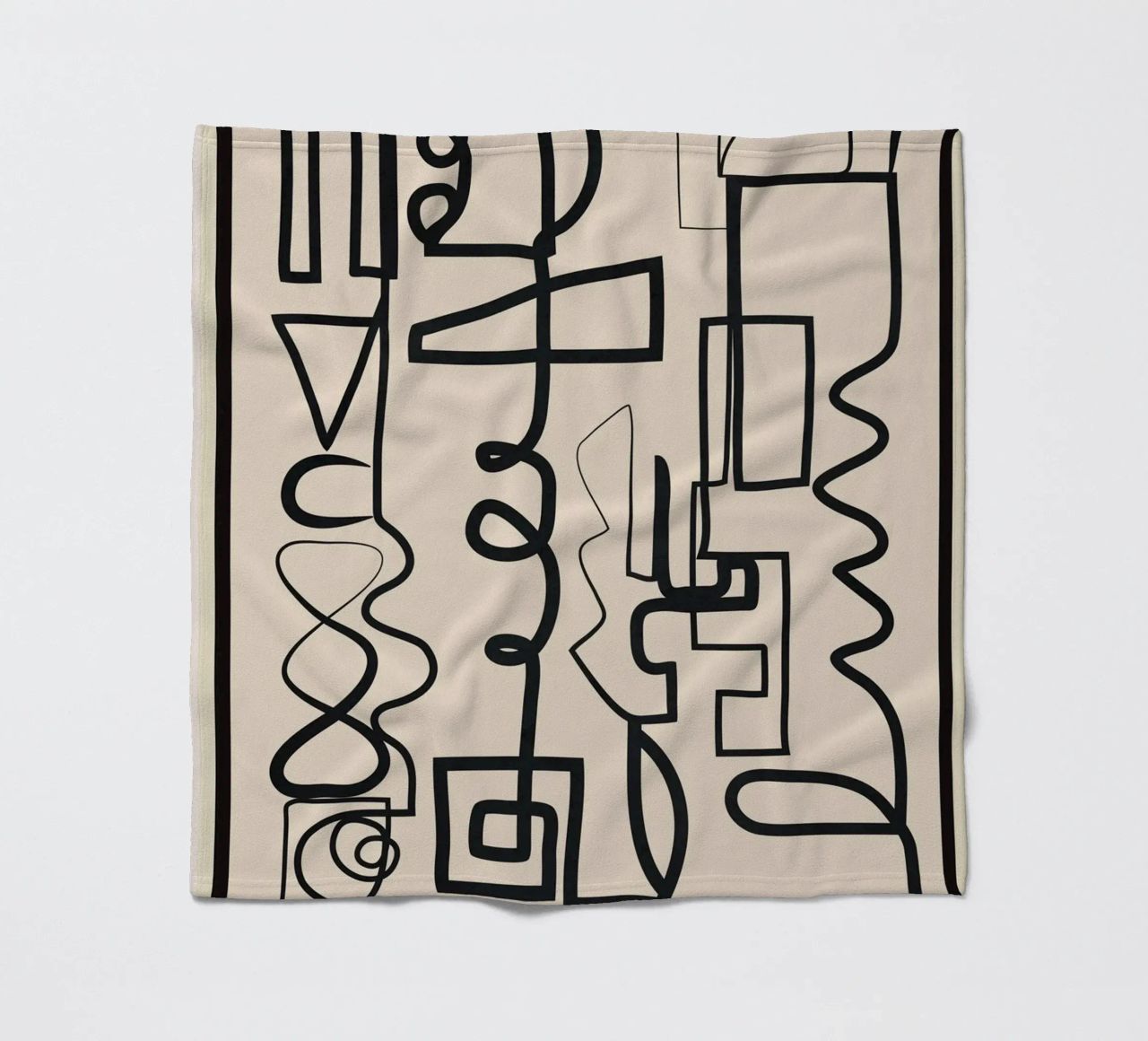 Abstract Line Movement 1 coperta in pile da Nadjaa