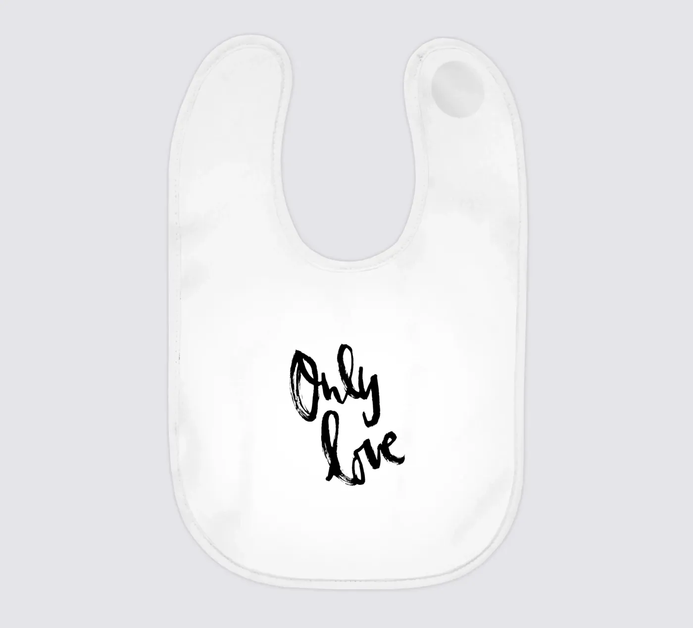 Only love bavaglino da Brushmeetspaper