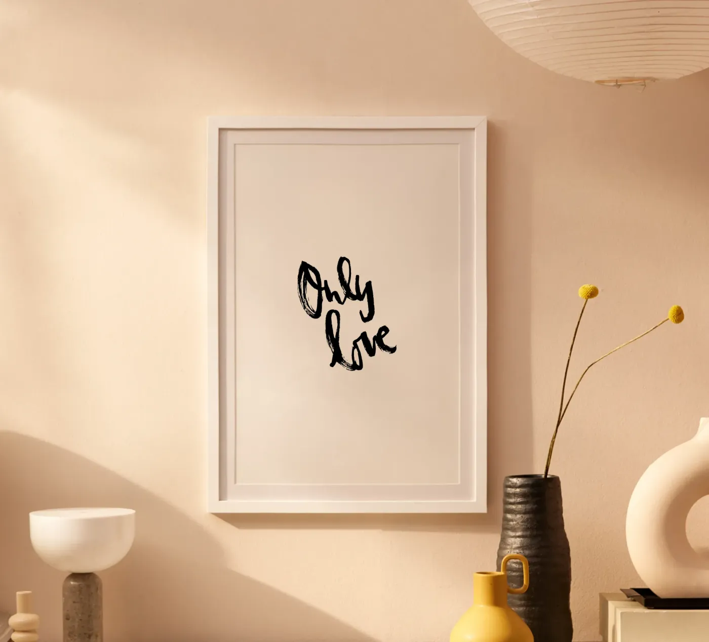 Only love poster by Brushmeetspaper