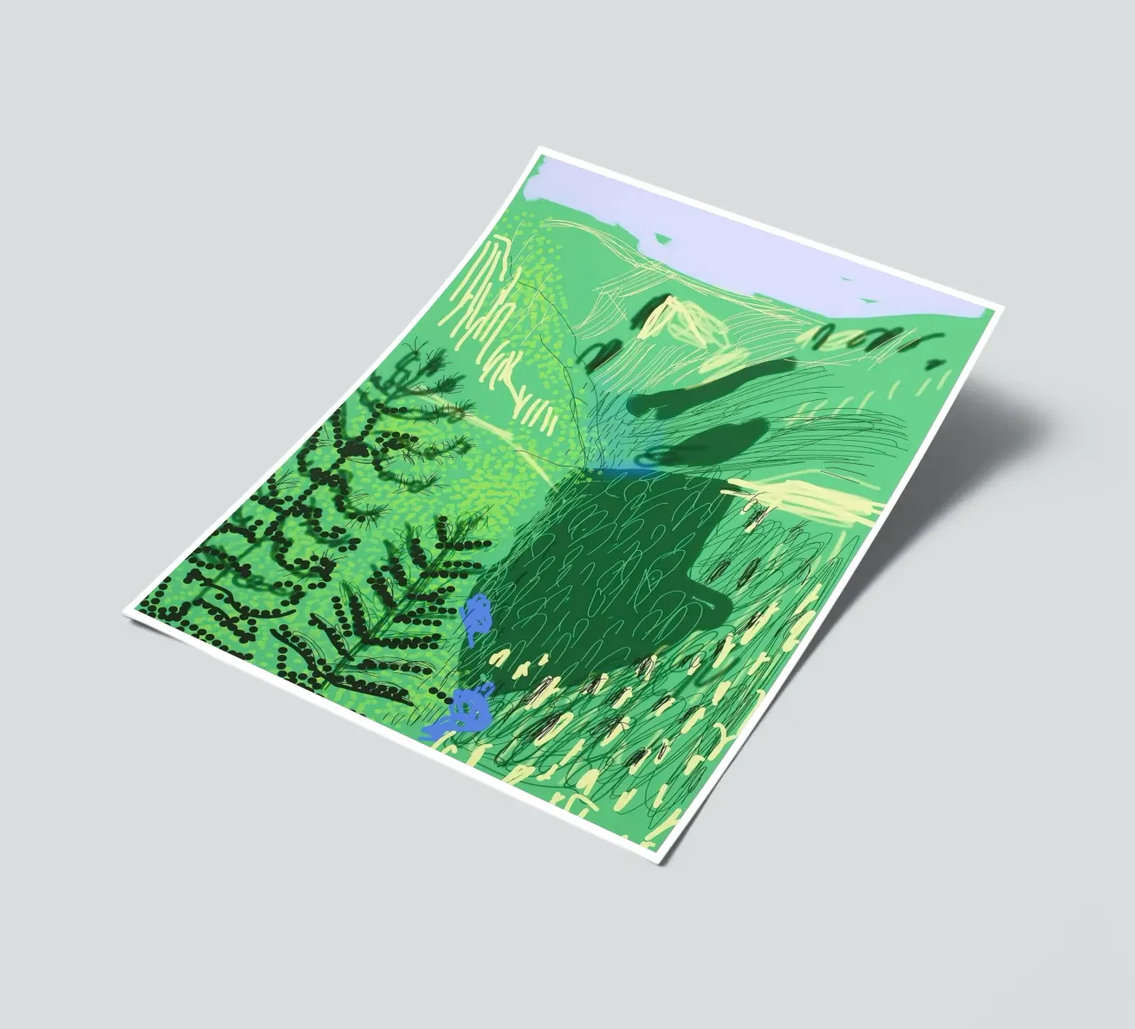 The Yosemite Suite Guy Hepner NYC sticker sheet by khanrosie