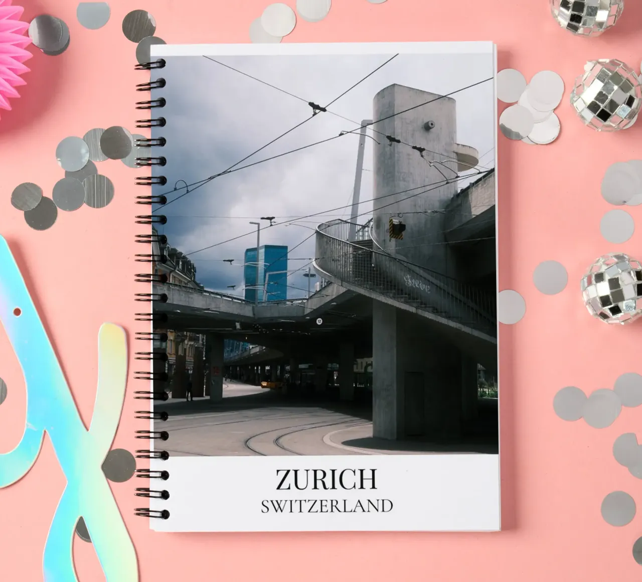 Zurich: Switzerland spiral notebook by FujiFrames