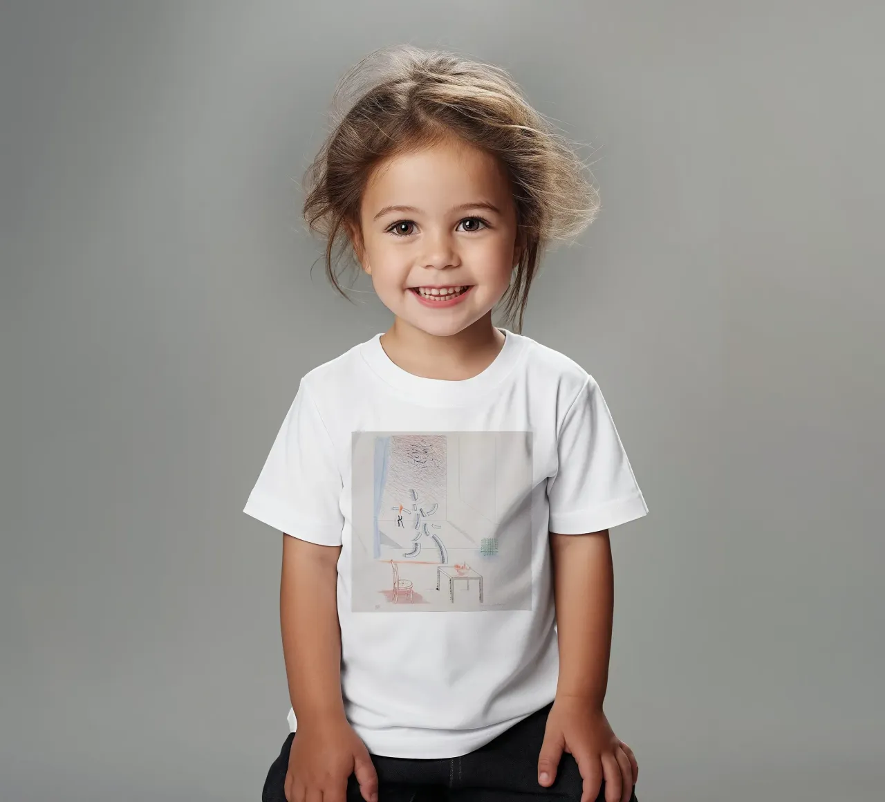 'Tick It, Tock It, Turn It True' 1976-77 t-shirt bambini da khanrosie