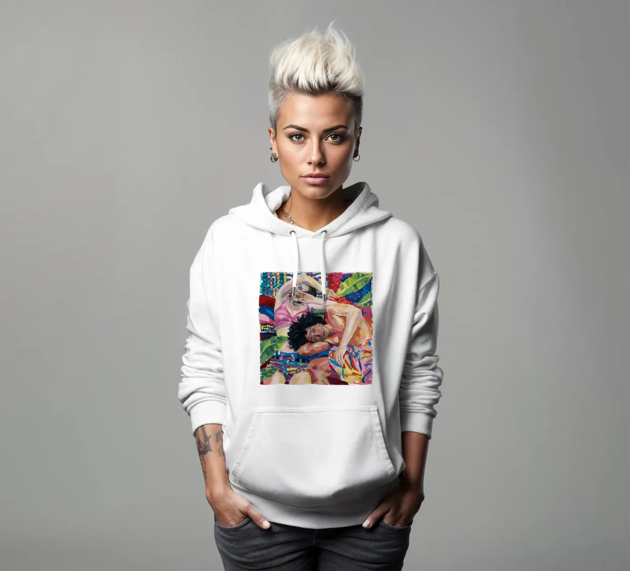 Abbraccio tropicale intimo felpa con cappuccio da Ebony Carpenter