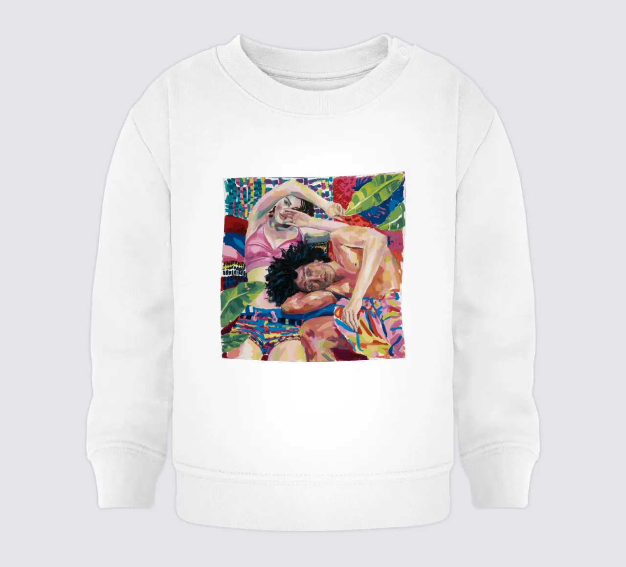 Abbraccio tropicale intimo felpa neonato da Ebony Carpenter