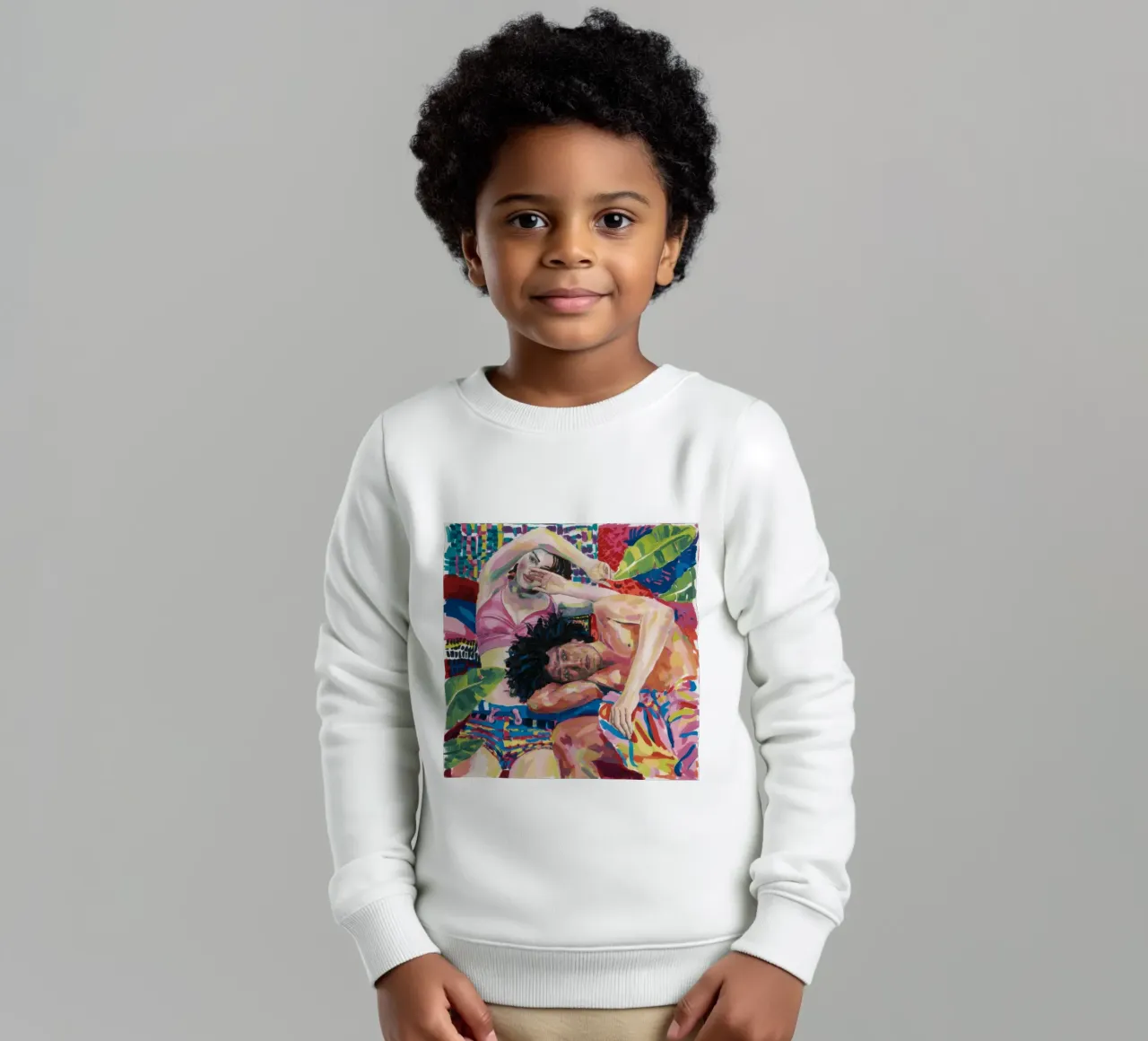 Abbraccio tropicale intimo felpa bambino da Ebony Carpenter
