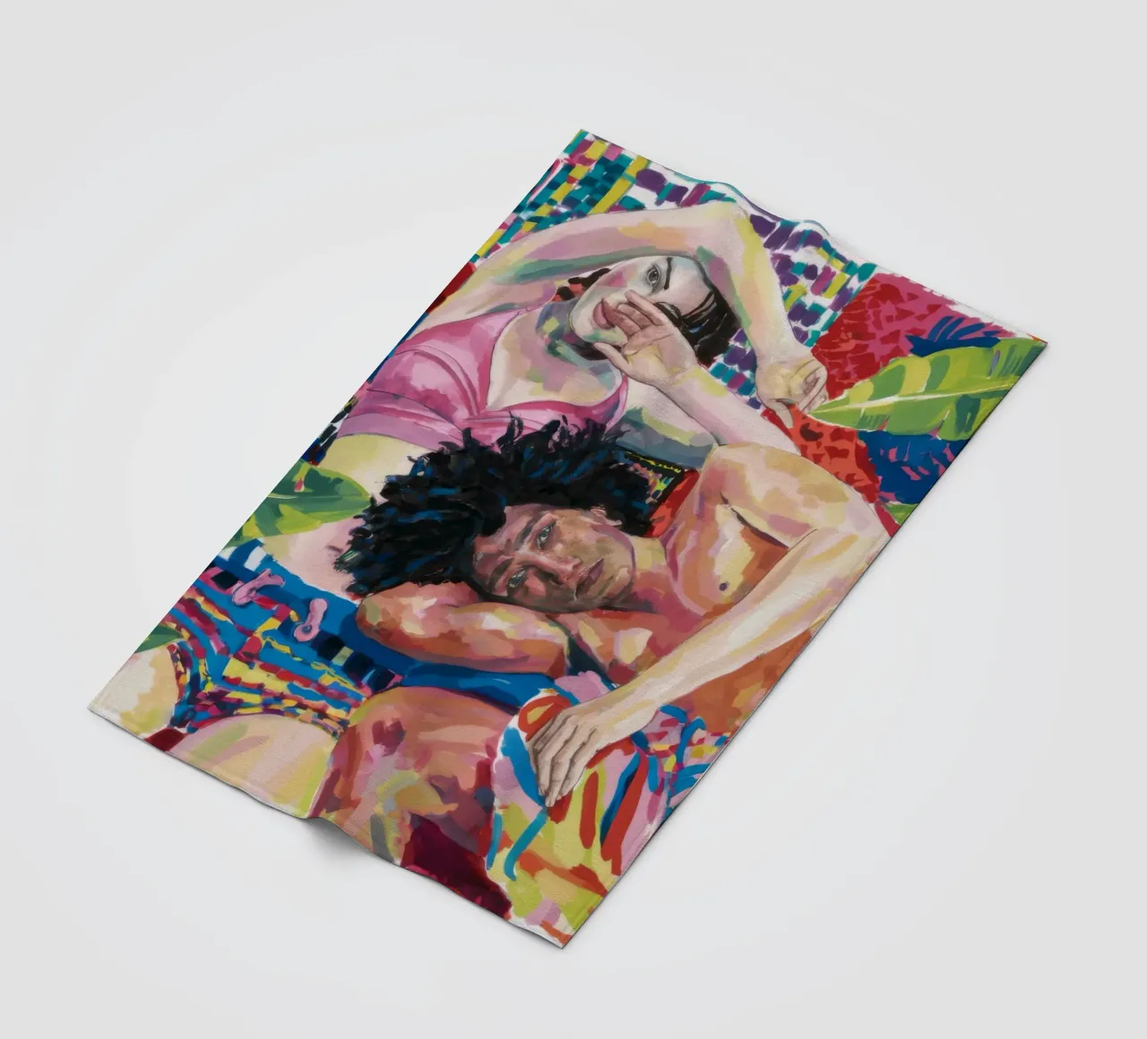 Abbraccio tropicale intimo coperta in pile da Ebony Carpenter
