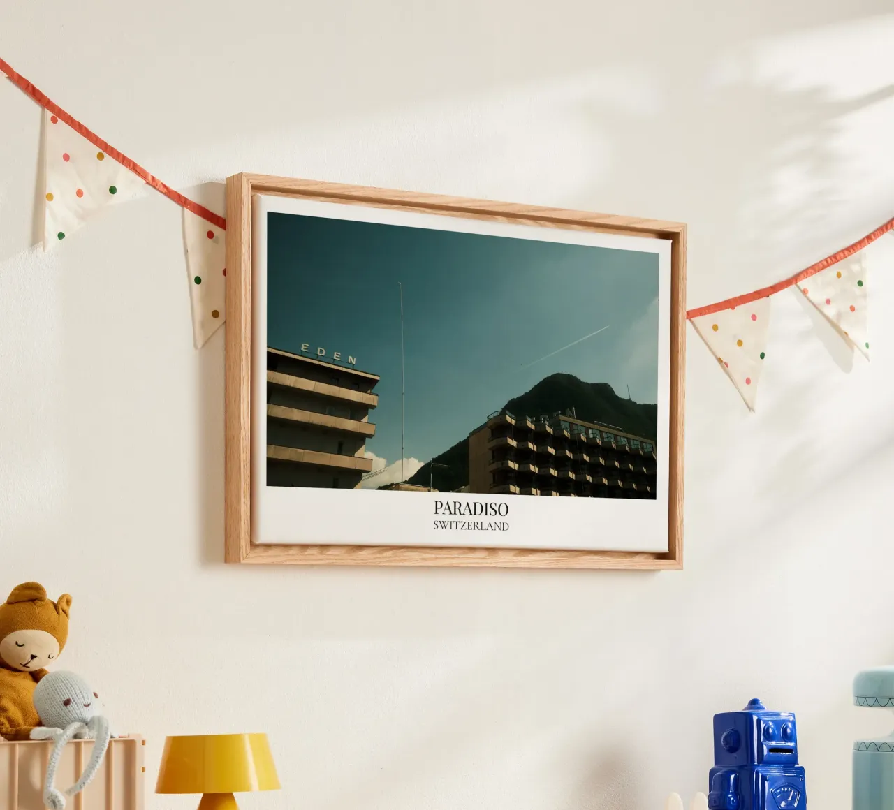 Paradiso: Switzerland canvas by FujiFrames