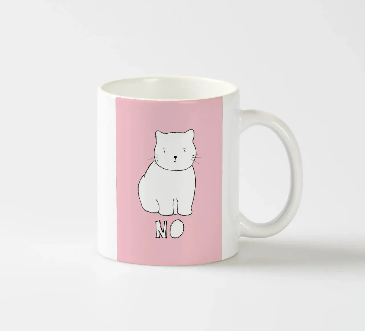 Katze pink - no tazza in ceramica da BAINAI