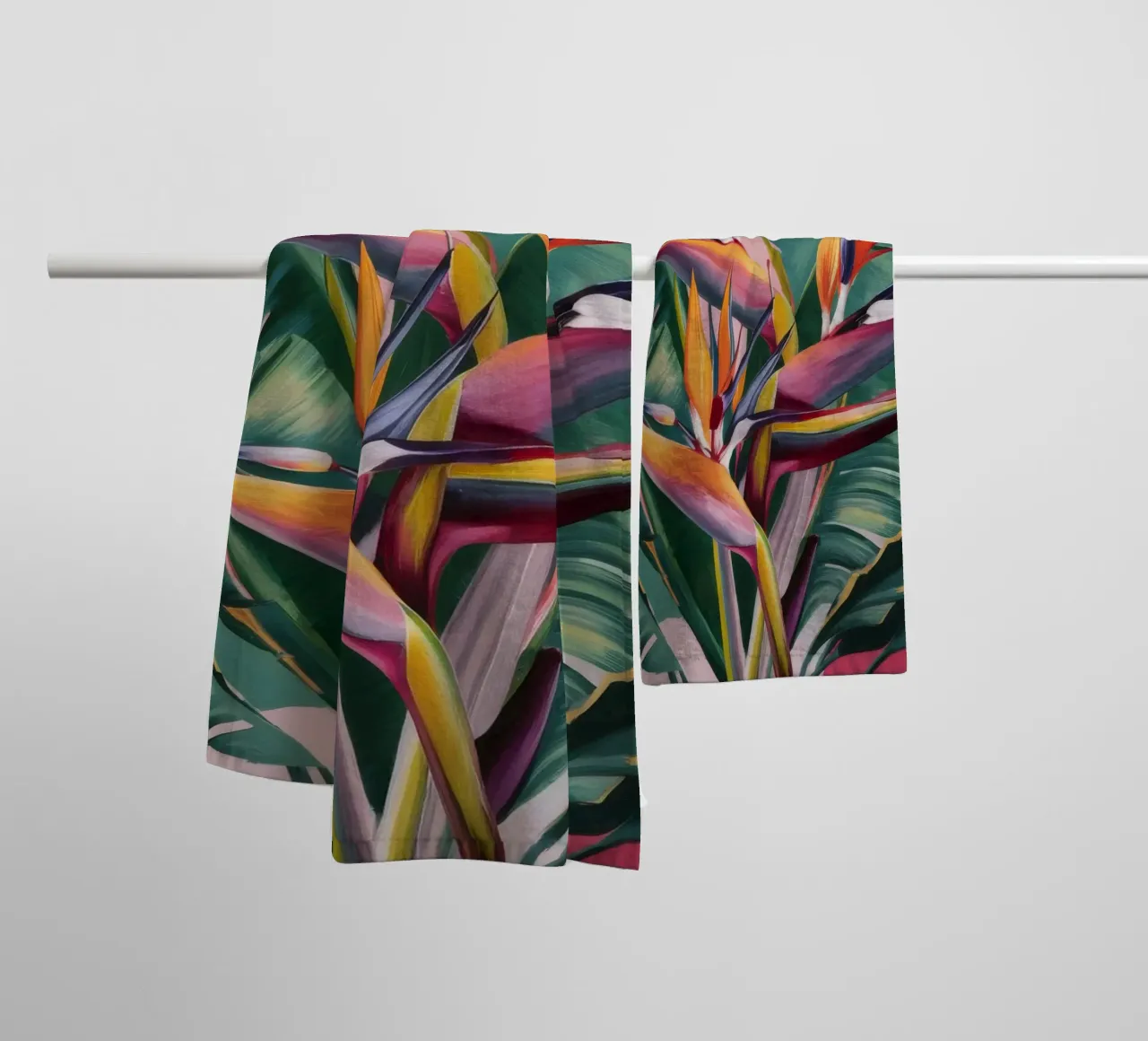 Elegant Botanical Display towel by Ebony Carpenter
