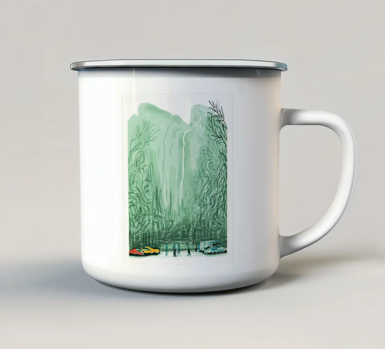 Senza titolo n. 13 La suite Yosemite 2010 tazza in smalto da khanrosie