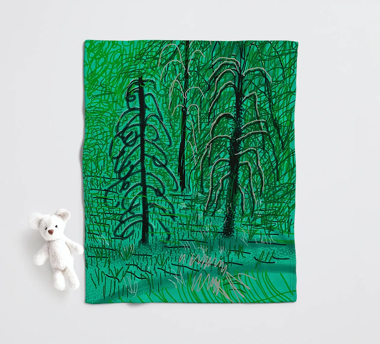 Untitled No 16 from The Yosemite Suite fleece blanket by khanrosie