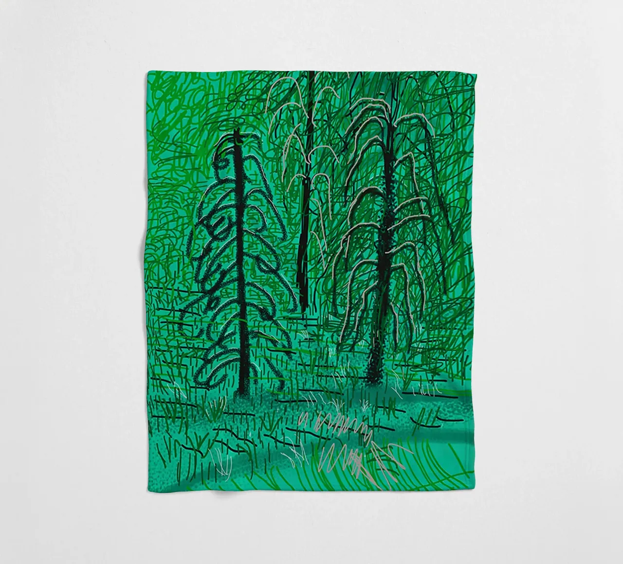 Untitled No 16 from The Yosemite Suite fleece blanket by khanrosie