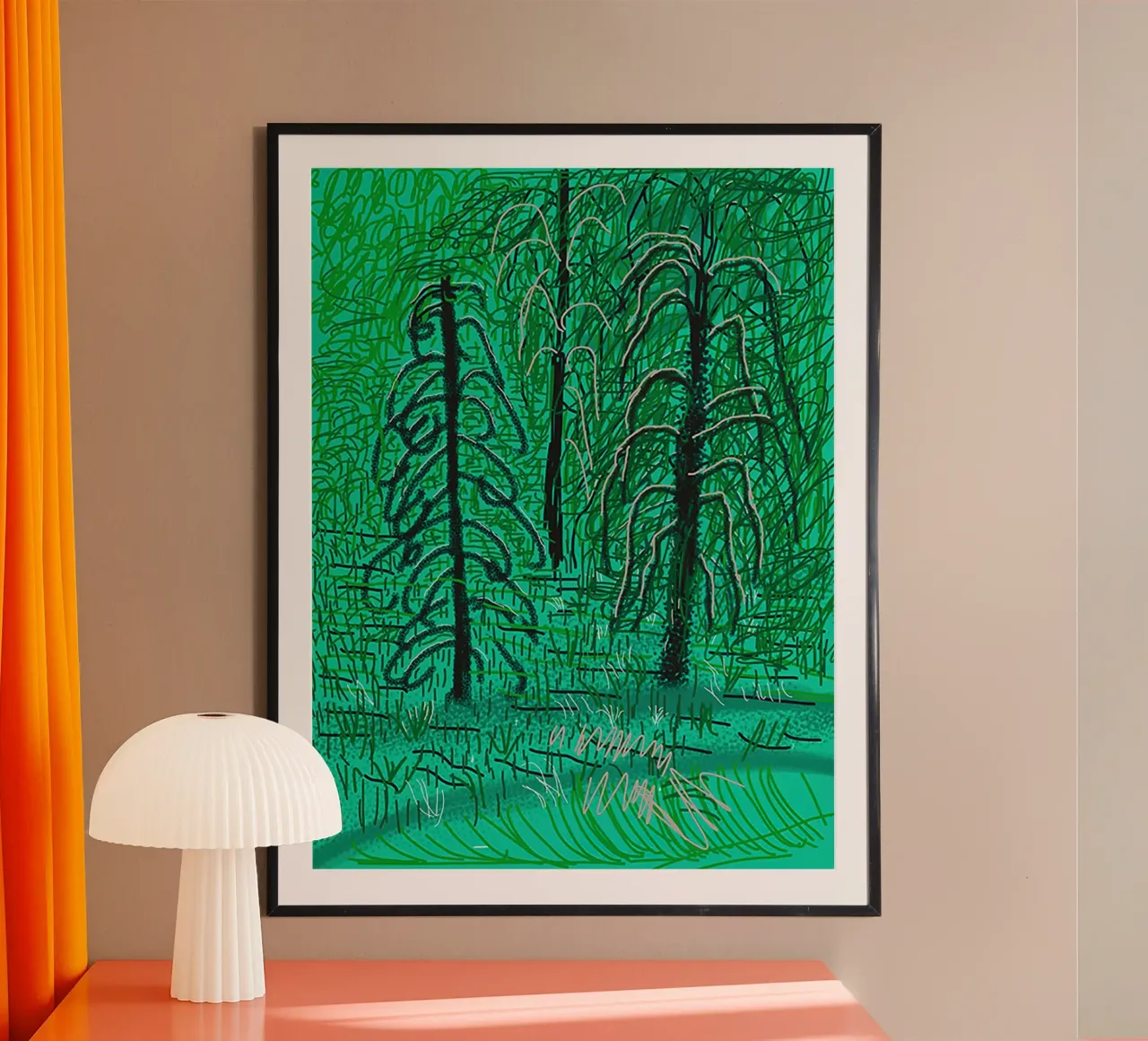 Untitled No 16 from The Yosemite Suite (sans titre) poster avec cadre en plastique de khanrosie
