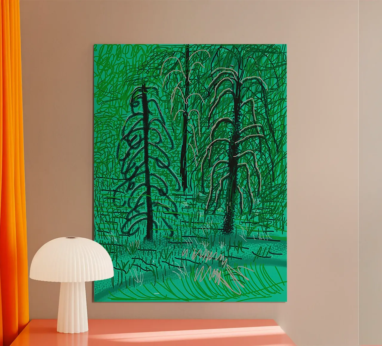 Untitled No 16 from The Yosemite Suite (sans titre) poster avec cadre en plastique de khanrosie