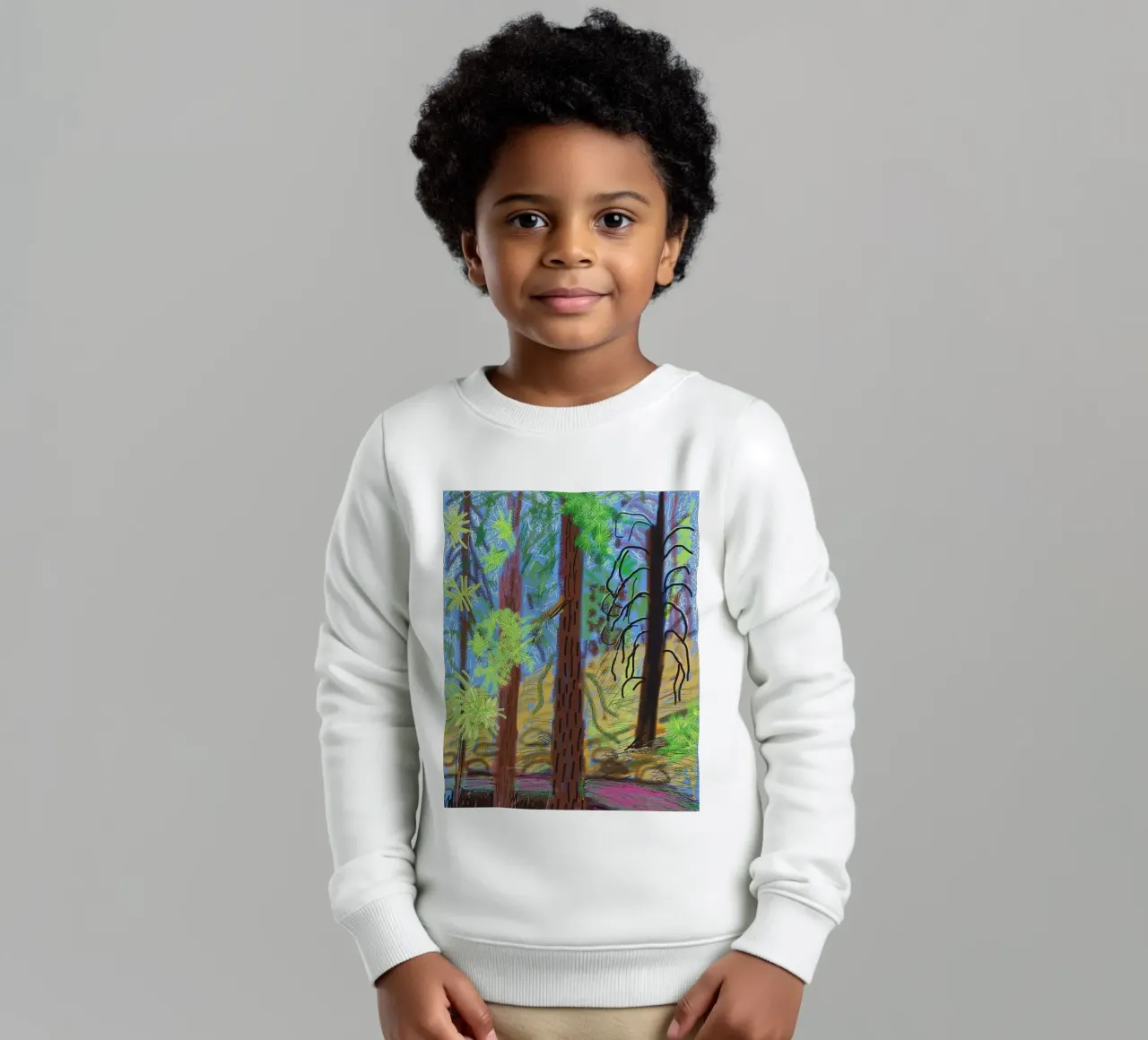alberi rami felpa bambino da khanrosie