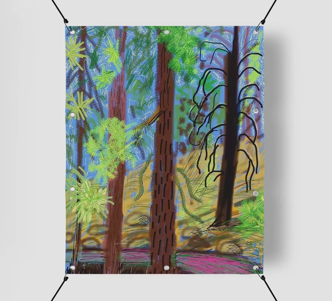 alberi rami telo in pvc da khanrosie