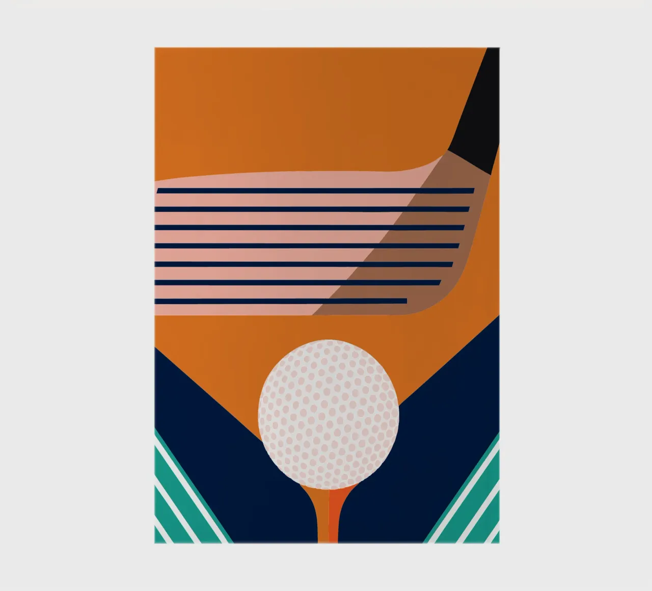 Golf Ball notebook by LOOK DIFFERENT