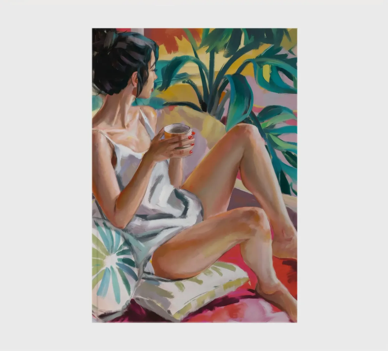 Relaxed Tropical Escape notebook by Ebony Carpenter